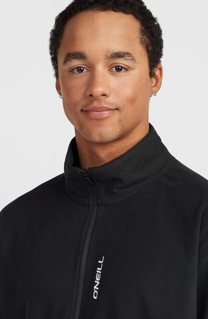 FWC'Cruz Jack's Polartec® Fleecejacke mit Reißverschluss | Black Out