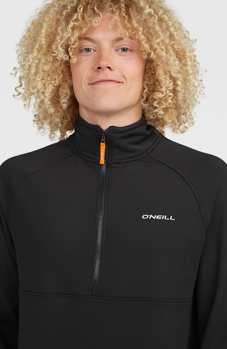 FWC'Cruz Fleecepullover mit Halbreißverschluss | Black Out