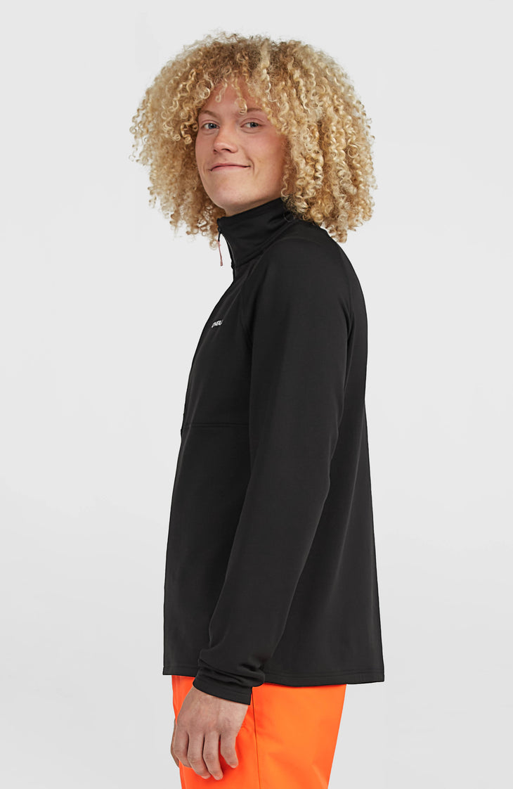 FWC'Cruz Fleecepullover mit Halbreißverschluss | Black Out