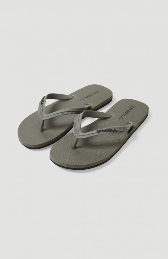 Profile Sandalen mit kleinem Logo | Military Green