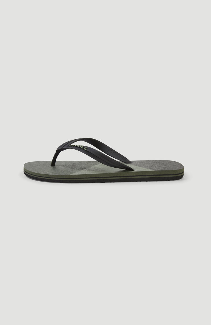 Profile Color Block Sandalen | Deep Lichen Green Colour Block