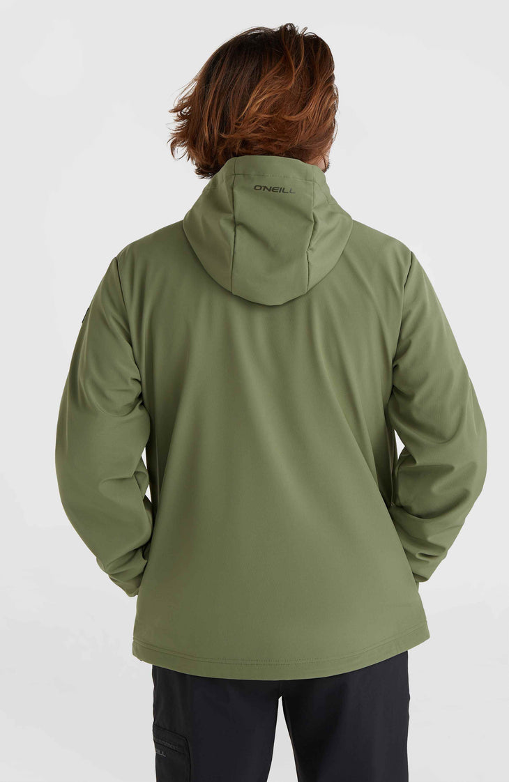 O'Neill TRVLR Series Softshell-Jacke | Deep Lichen Green