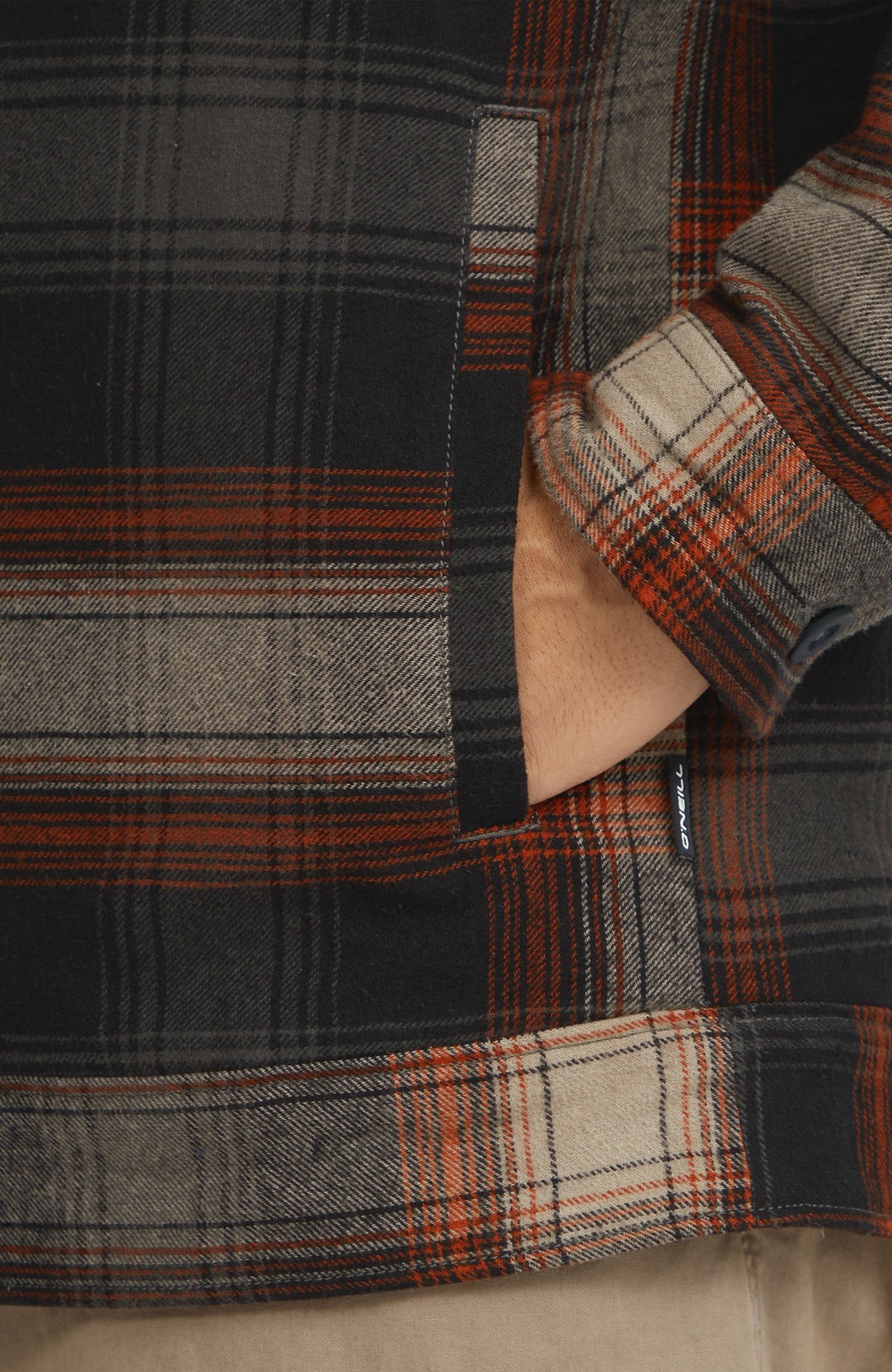 Jacke mit Fleecefutter | Grey Check Small