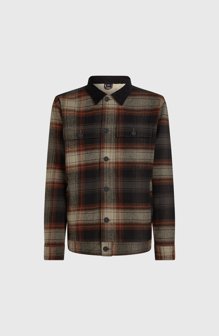Jacke mit Fleecefutter | Grey Check Small