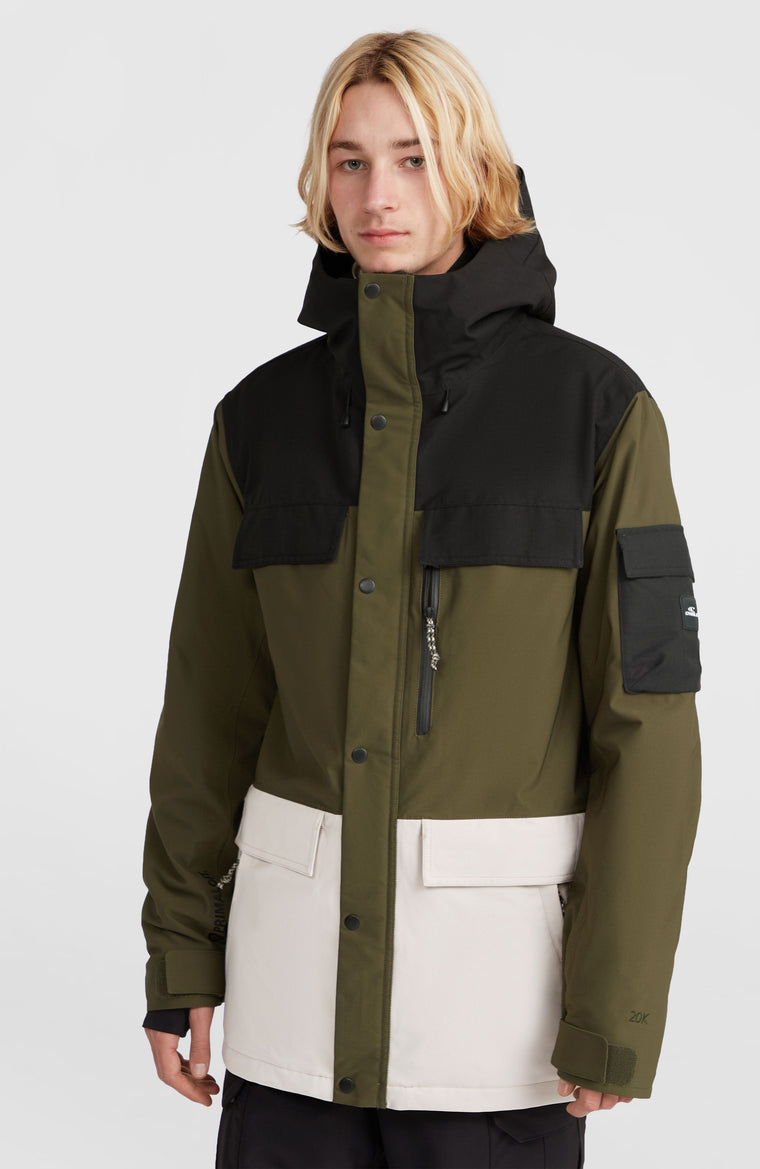 Utility Pro Hybrid-Skijacke | Forest Night Colour Block Utility Pro Hybrid-Skijacke | Forest Night Colour Block