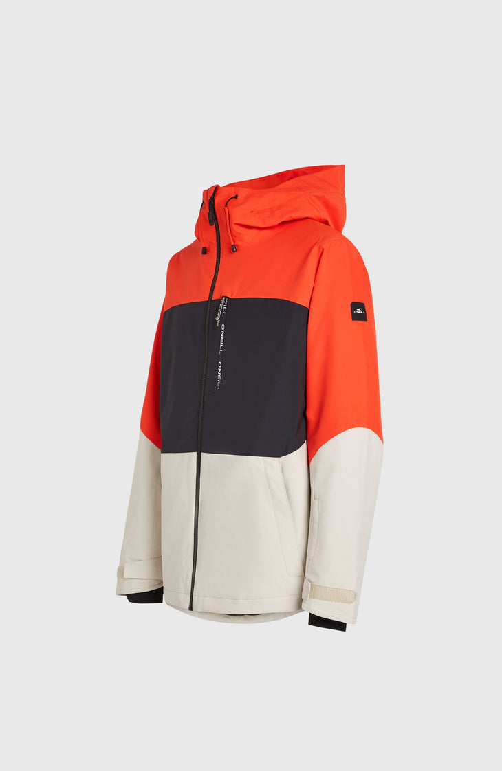 Carbonite Skijacke | Paprika Flame Colour Block