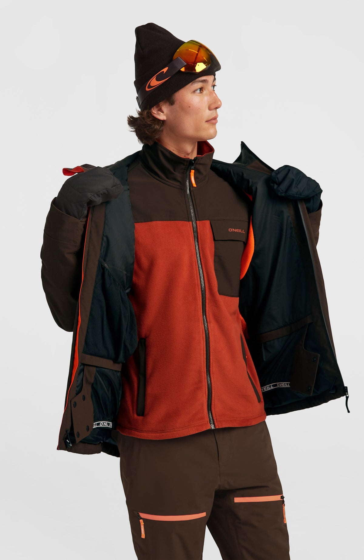 FWC'Peak Fire Skijacke | Flame Colour Block