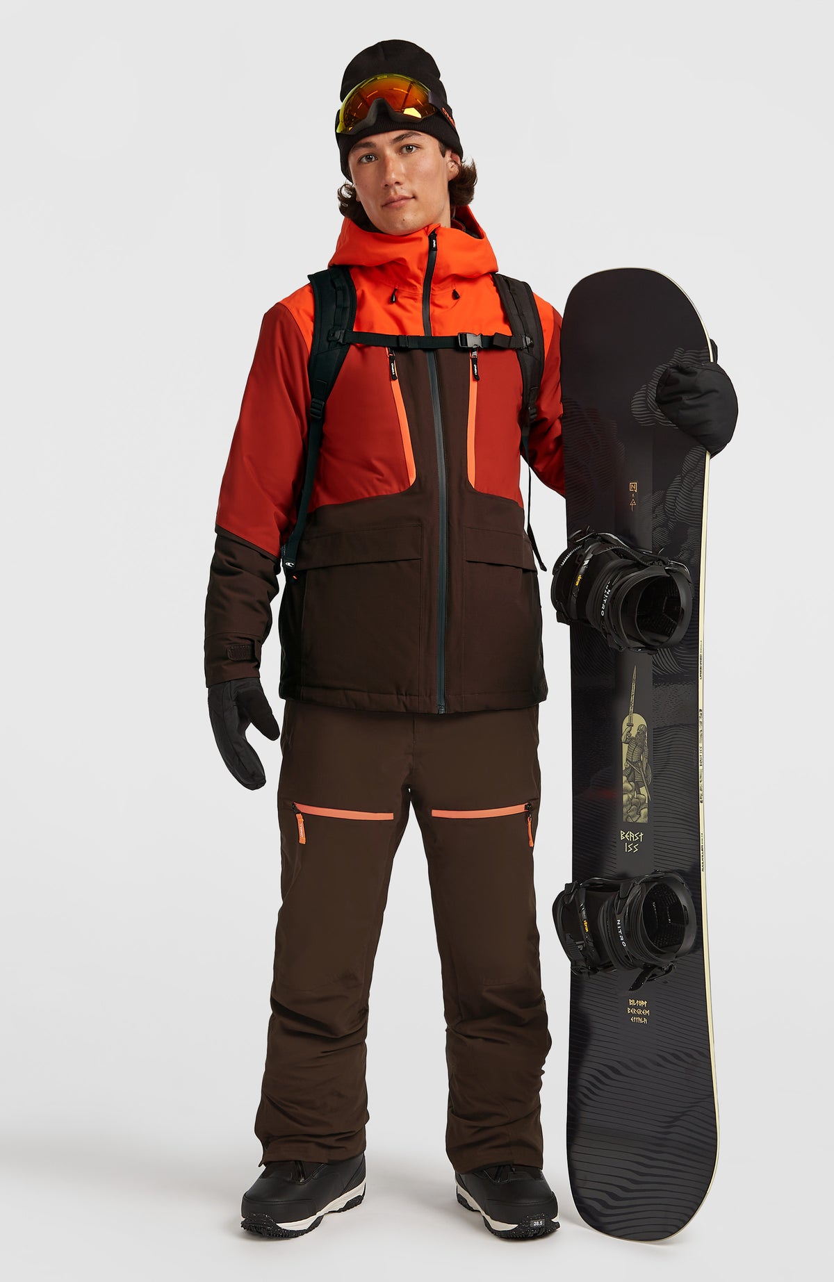 FWC'Peak Fire Skijacke | Flame Colour Block