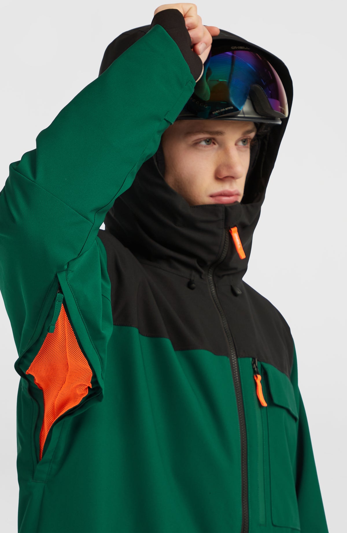 FWC'Peak Skijacke | Emerald Envy Colour Block
