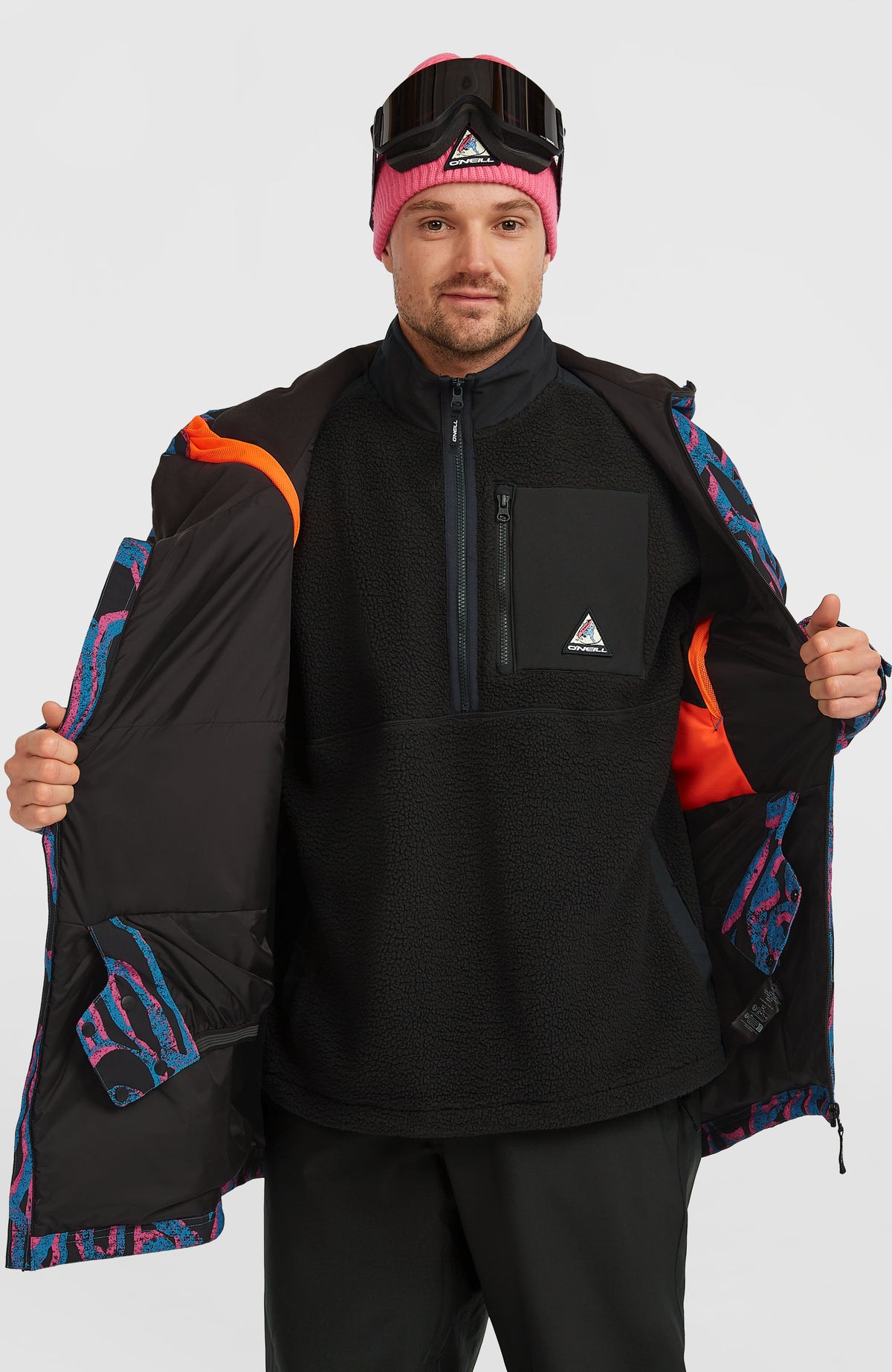 FWC'Play Asymmetric Ski- und Snowboardjacke | Pink Legacy