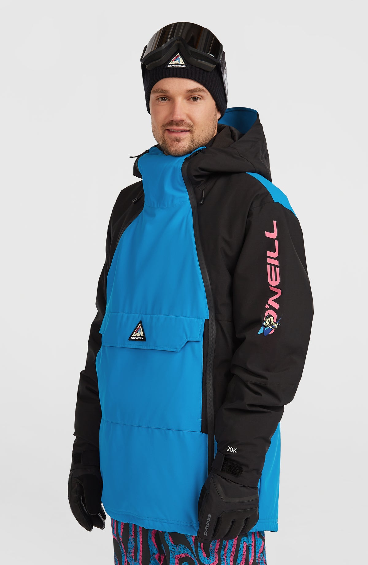 FWC'Play Asymmetric Ski- und Snowboardjacke | Ocean Melody Colour Block