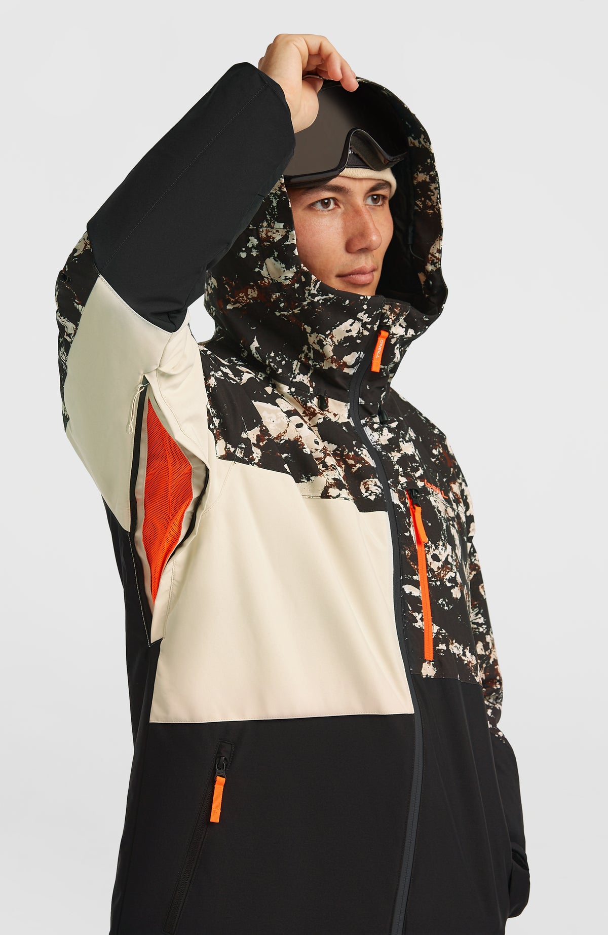 FWC'Cruz Triple Skijacke | Black/Beige Quarry