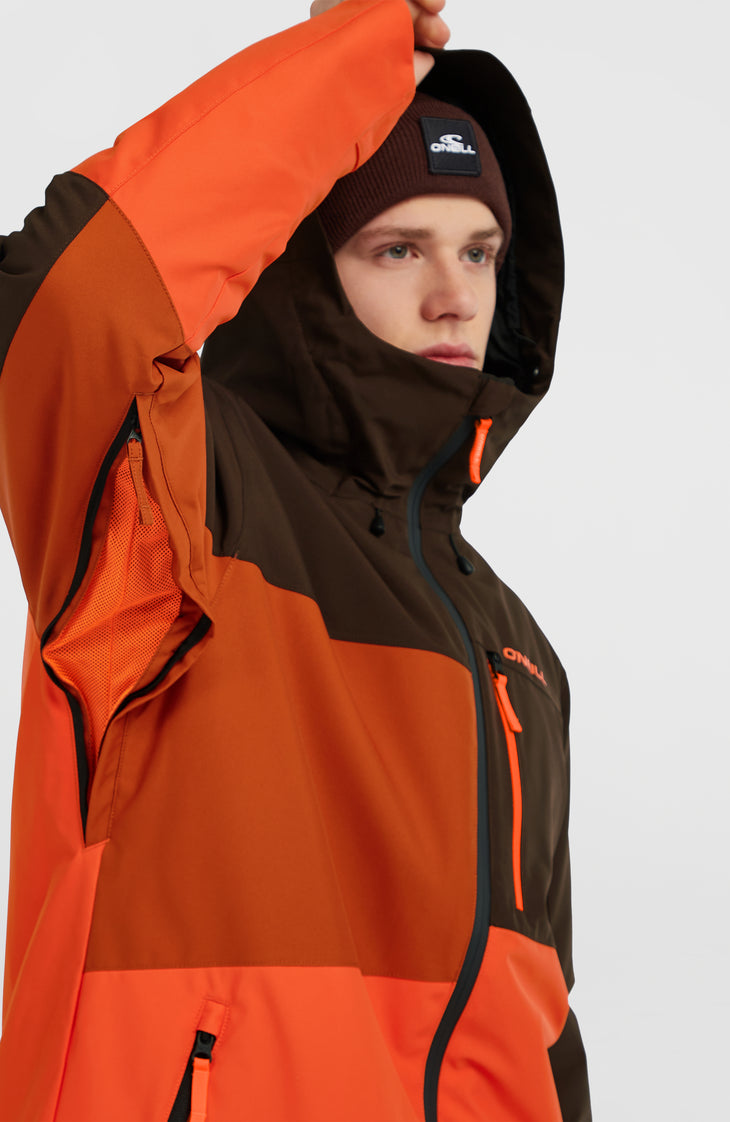 FWC'Cruz Triple Skijacke | Coffee Bean Colour Block