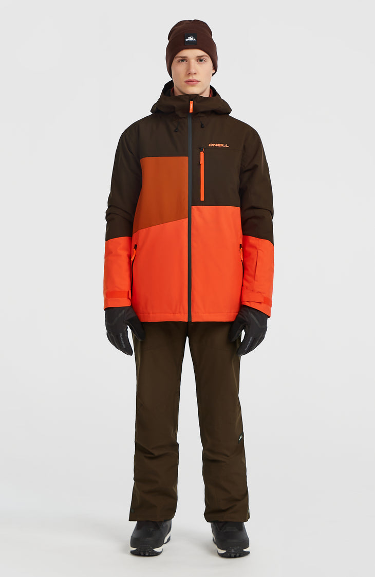 FWC'Cruz Triple Skijacke | Coffee Bean Colour Block