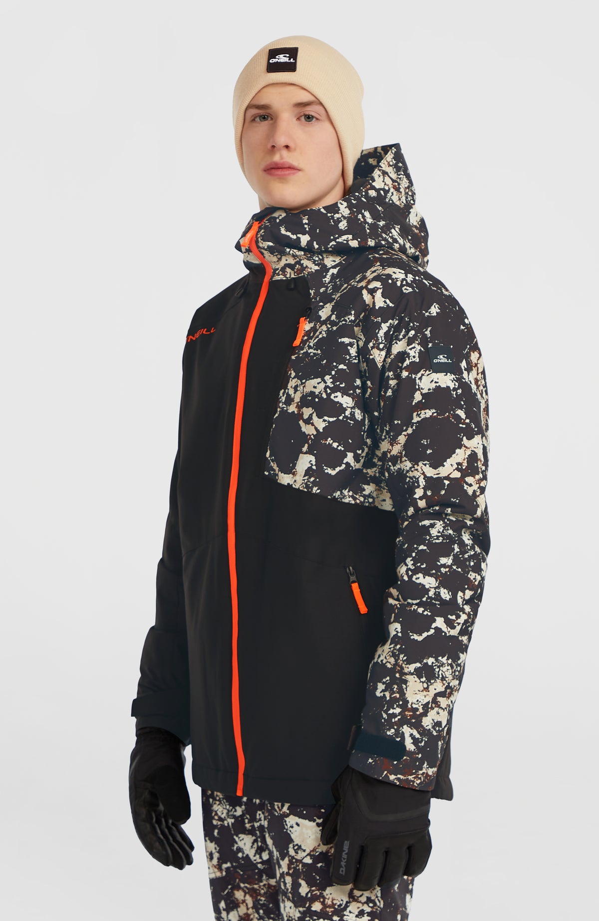 FWC'Cruz Block Skijacke | Black/Beige Quarry