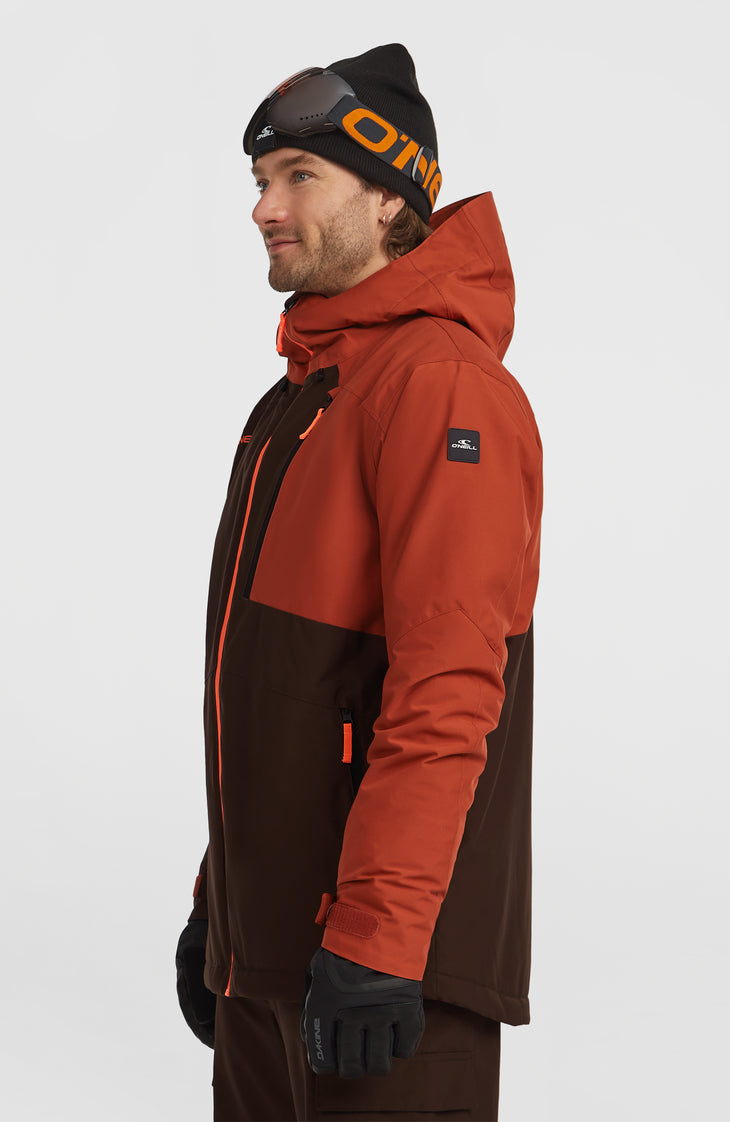 FWC'Cruz Block Skijacke | Coffee Bean Colour Block