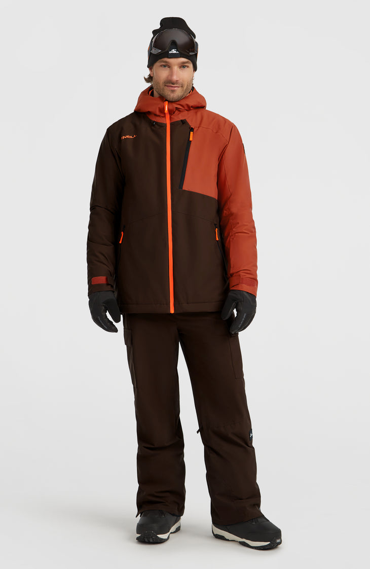 FWC'Cruz Block Skijacke | Coffee Bean Colour Block