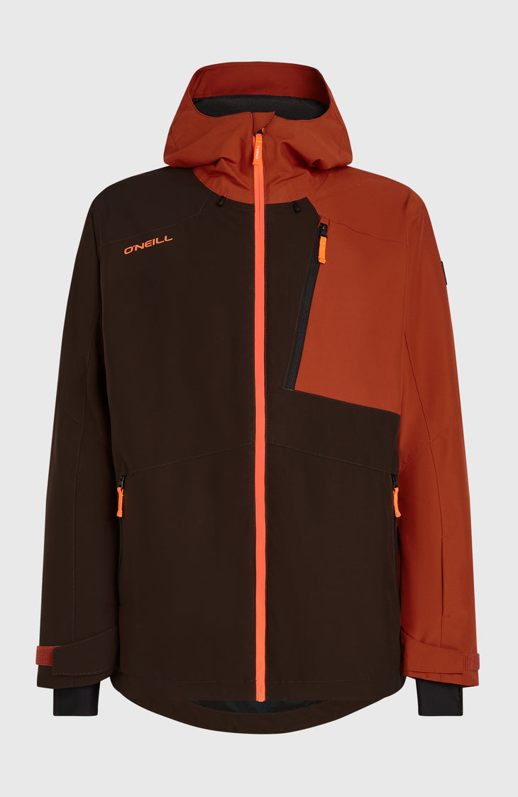 FWC'Cruz Block Skijacke | Coffee Bean Colour Block