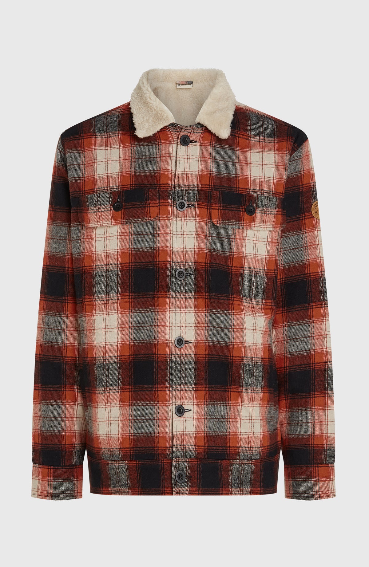 O'Riginals Jacke mit Fleecefutter | Bonfire Check