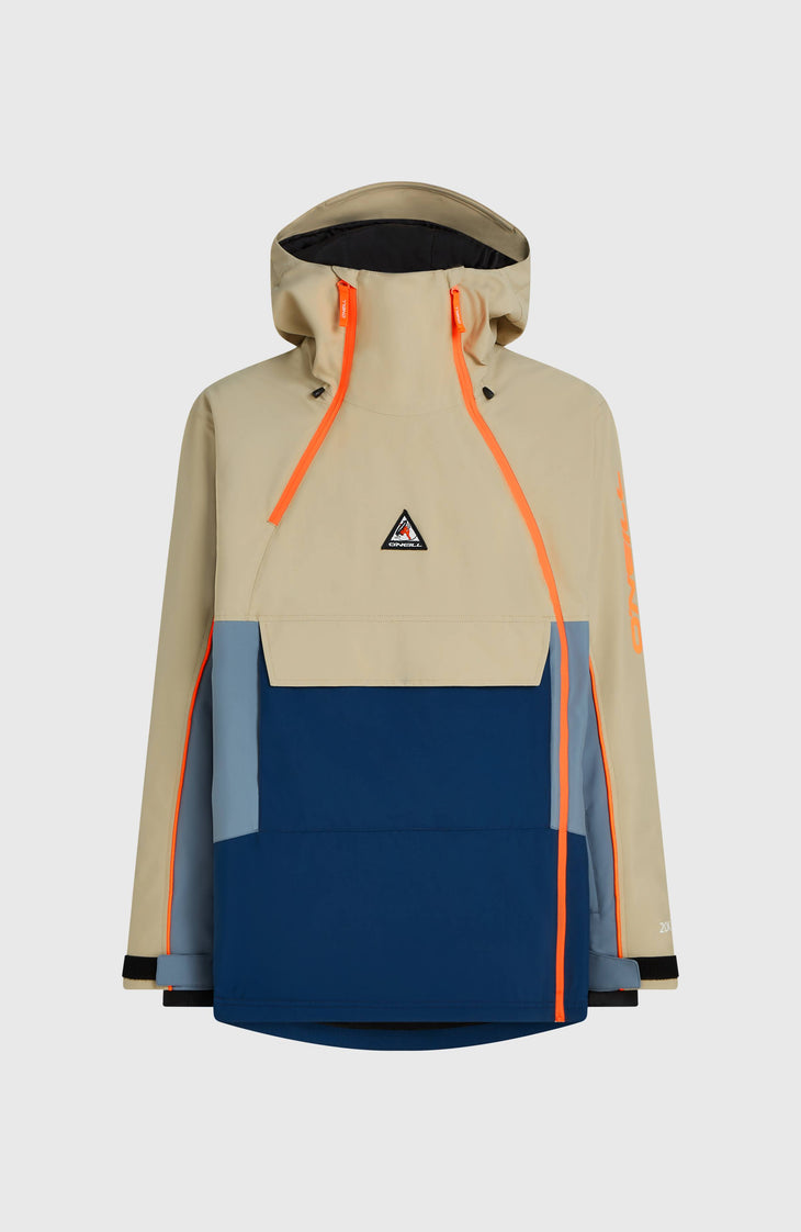 FWC'Play Asymmetric Ski- und Snowboardjacke | Olive Blush Colour Block