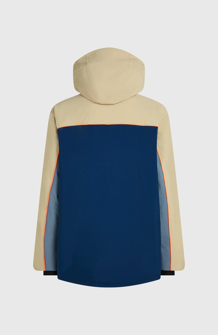 FWC'Play Asymmetric Ski- und Snowboardjacke | Olive Blush Colour Block