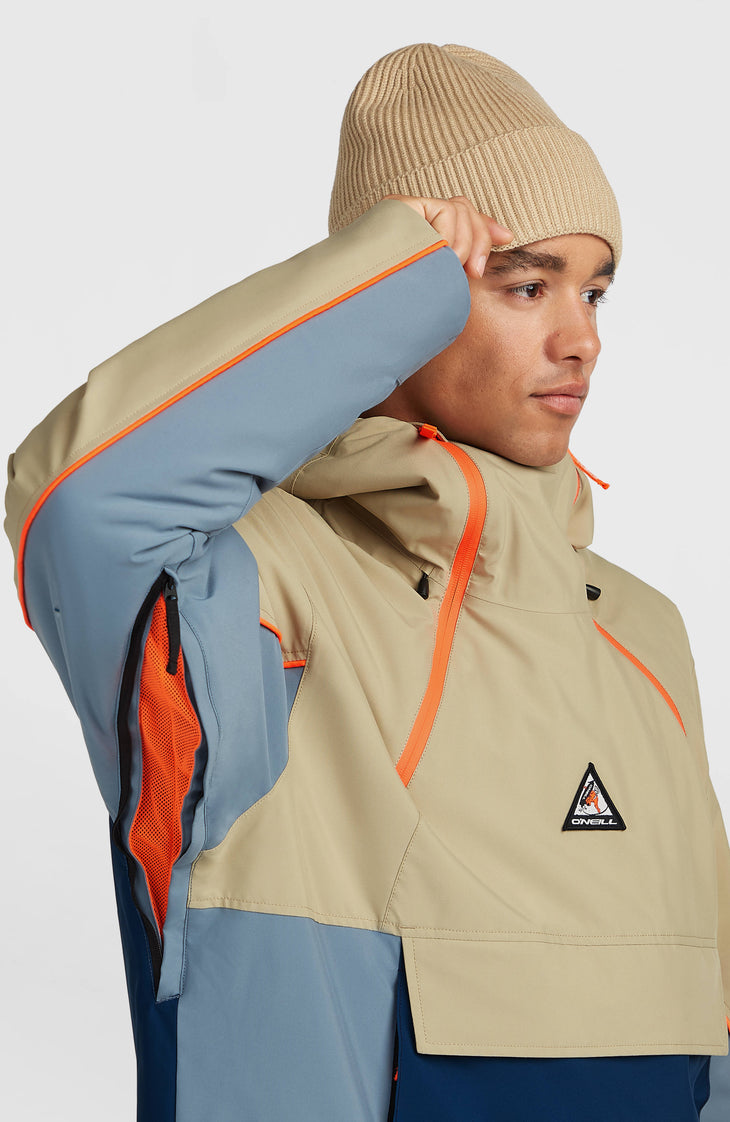 FWC'Play Asymmetric Ski- und Snowboardjacke | Olive Blush Colour Block