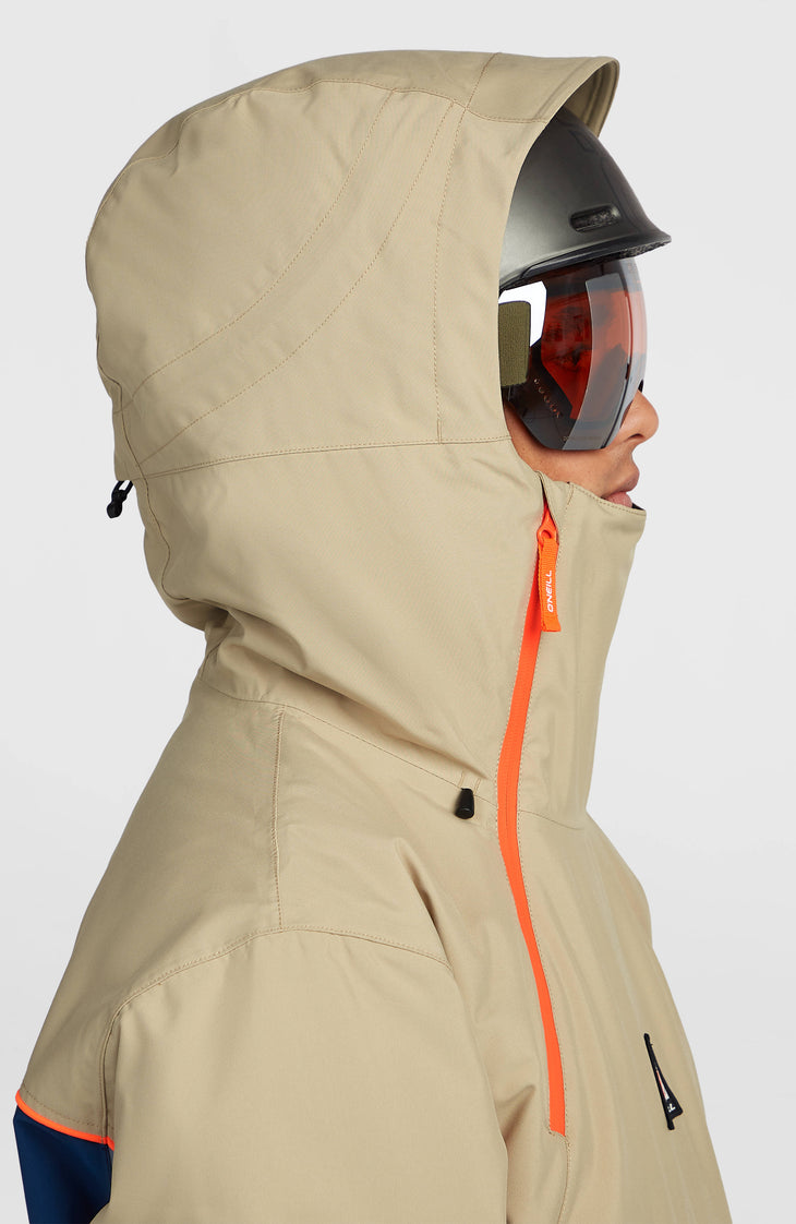 FWC'Play Asymmetric Ski- und Snowboardjacke | Olive Blush Colour Block