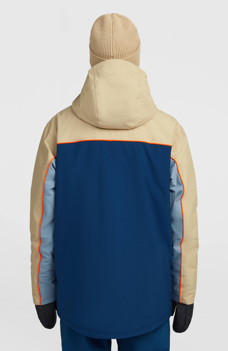 FWC'Play Asymmetric Ski- und Snowboardjacke | Olive Blush Colour Block