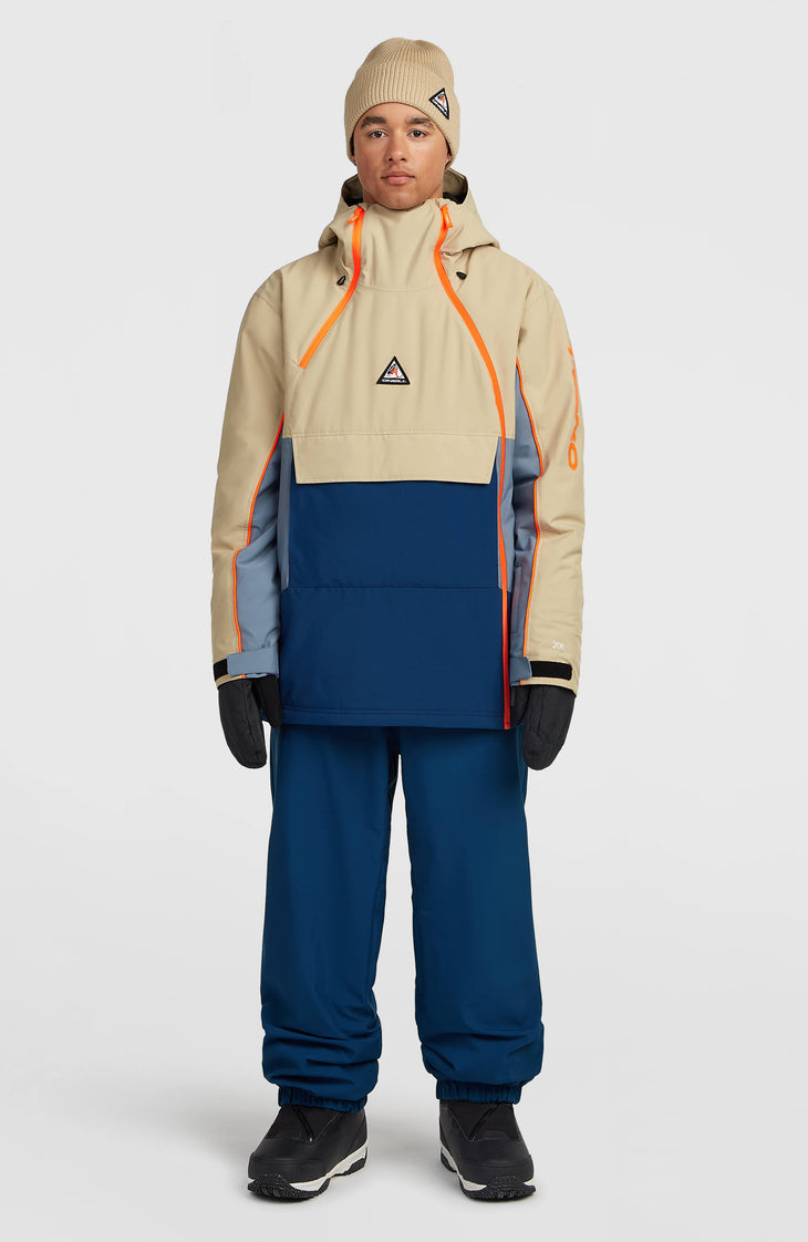 FWC'Play Asymmetric Ski- und Snowboardjacke | Olive Blush Colour Block