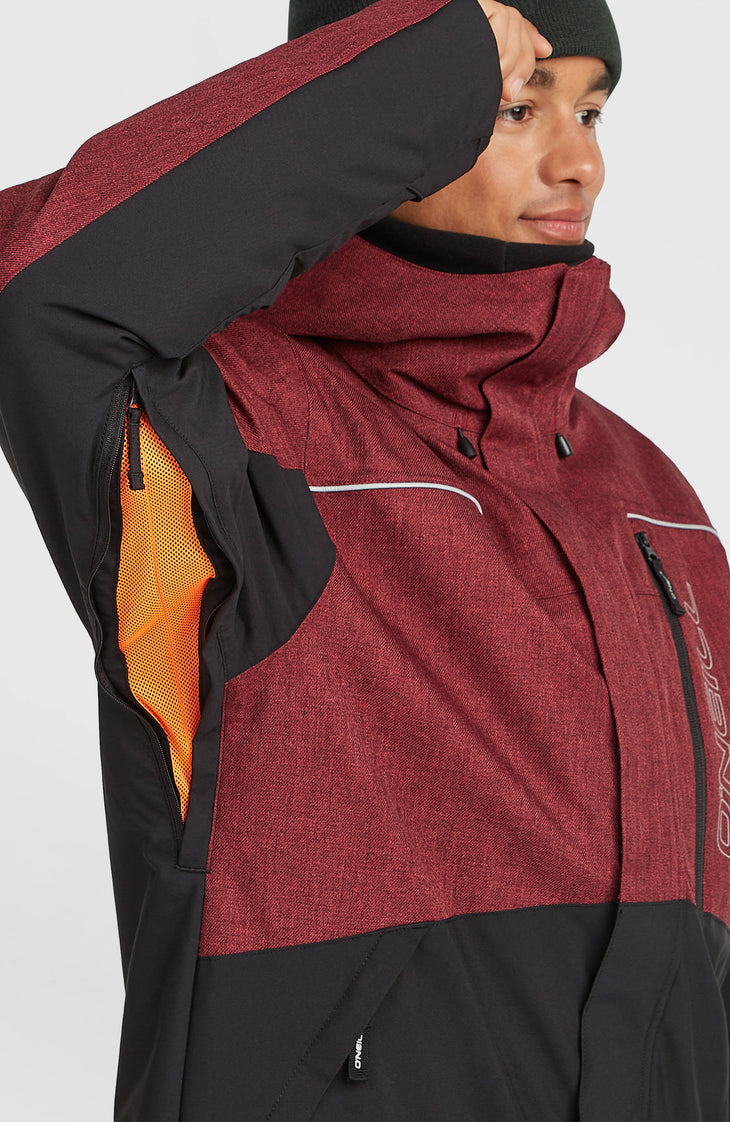 FWC'Cruz Melange Skijacke | Tamarillo Colour Block