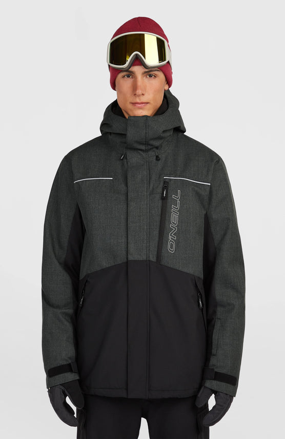 FWC'Cruz Melange Skijacke | Black Out Colour Block