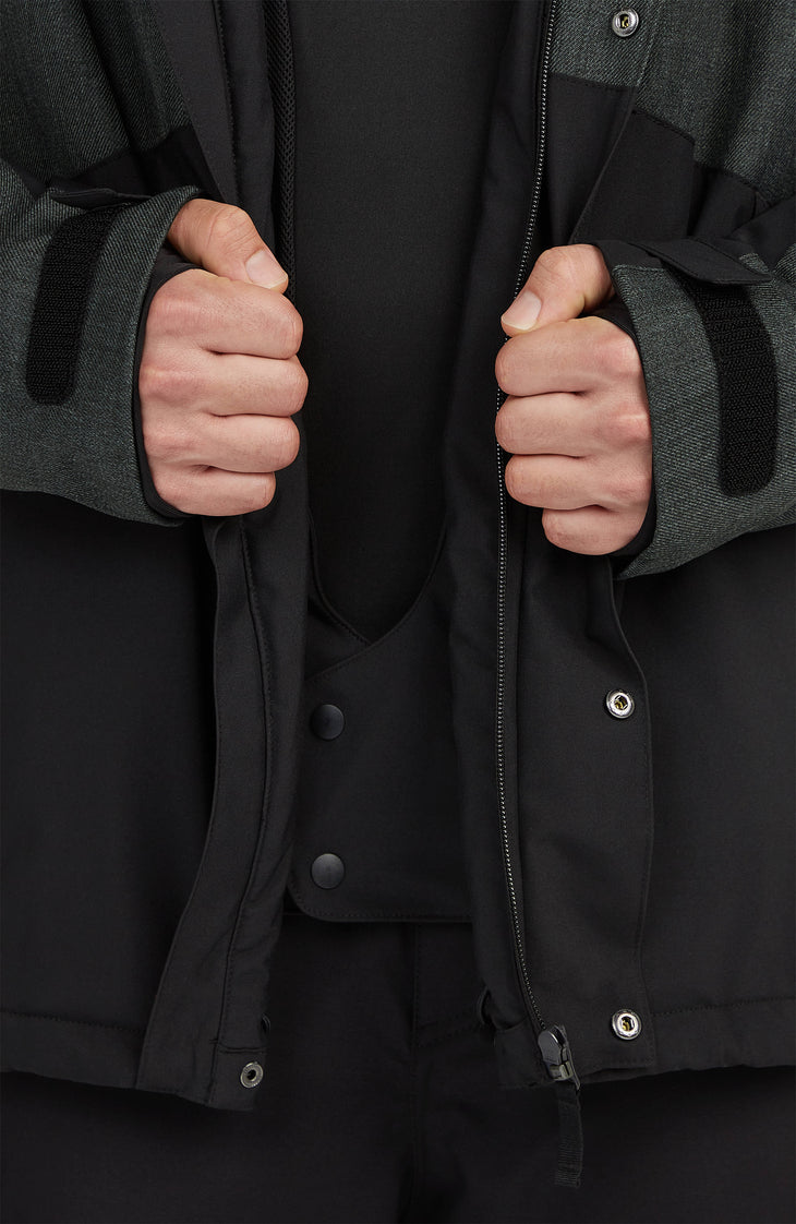 FWC'Cruz Melange Skijacke | Black Out Colour Block