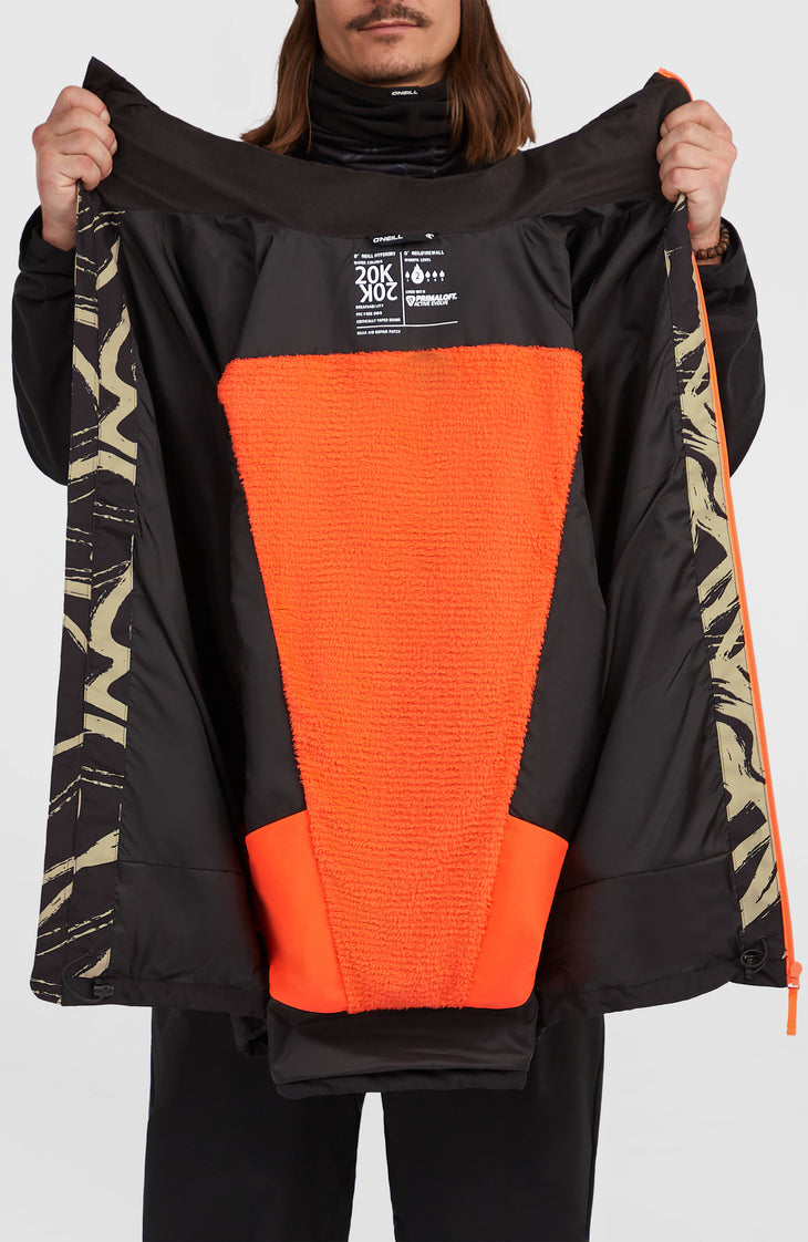 FWC'Play Park Ski- und Snowboardjacke | Beige Snowtracks