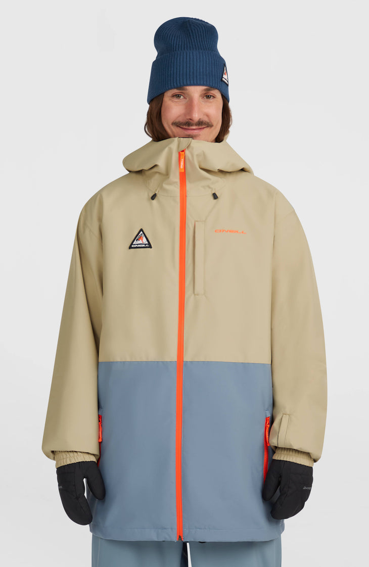 FWC'Play Park Ski- und Snowboardjacke | Olive Blush Colour Block