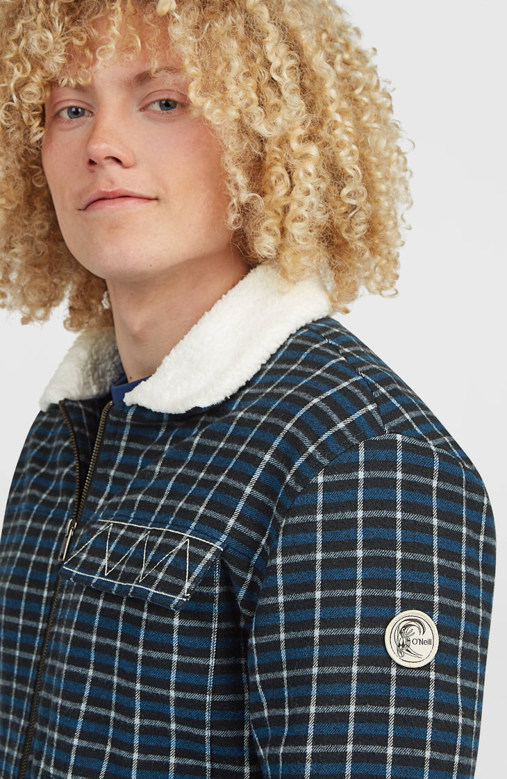 O'RIGINALS FLEECE LINED JACKET | Blue Heritage Checks