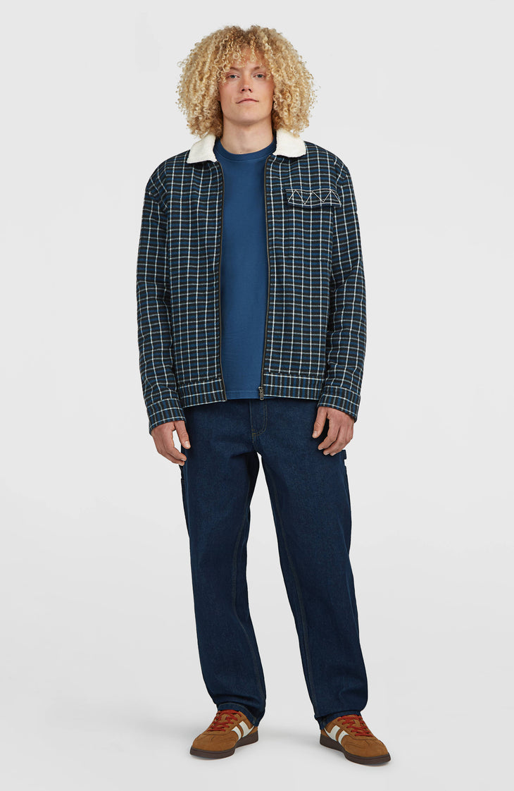 O'RIGINALS FLEECE LINED JACKET | Blue Heritage Checks