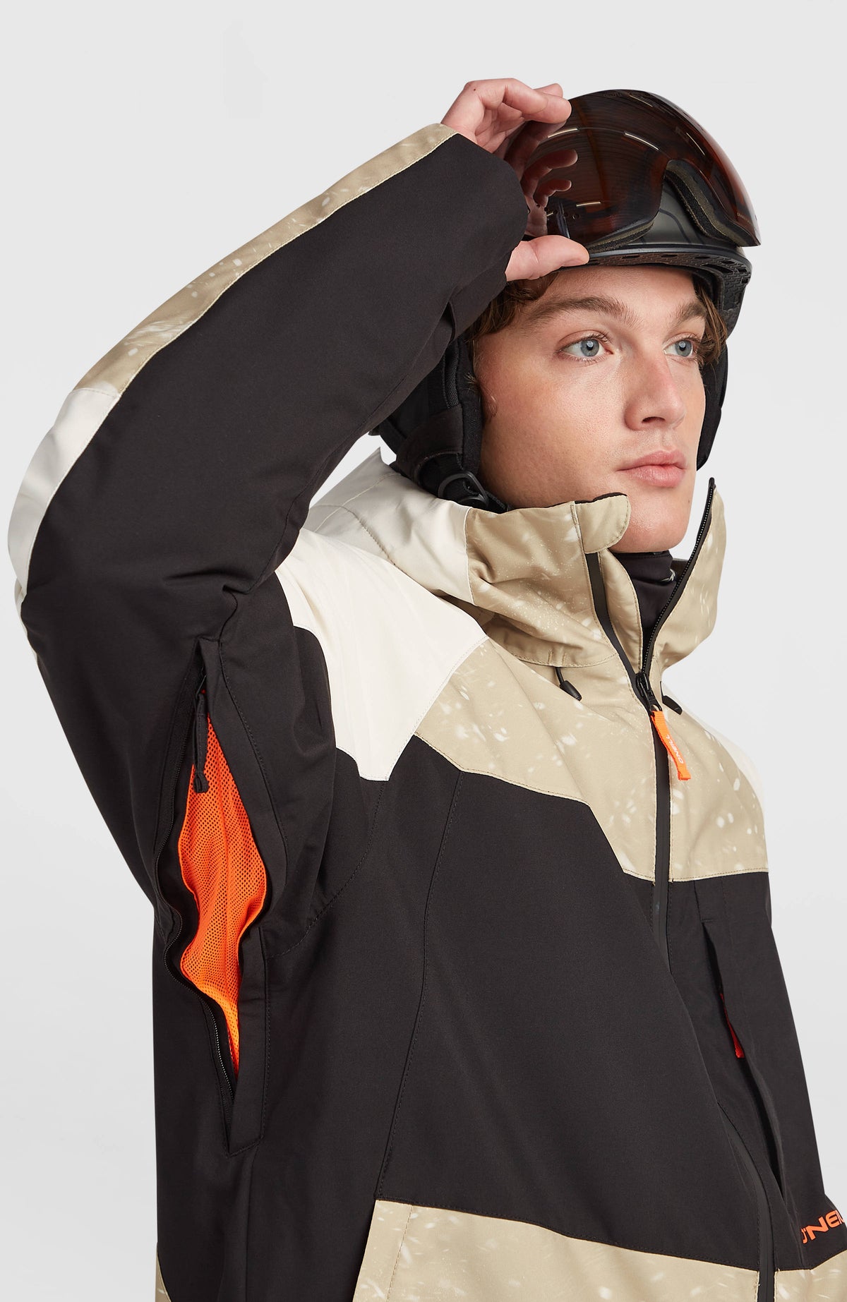 FWC'Cruz Mean Machine Skijacke | Beige Snow Storm