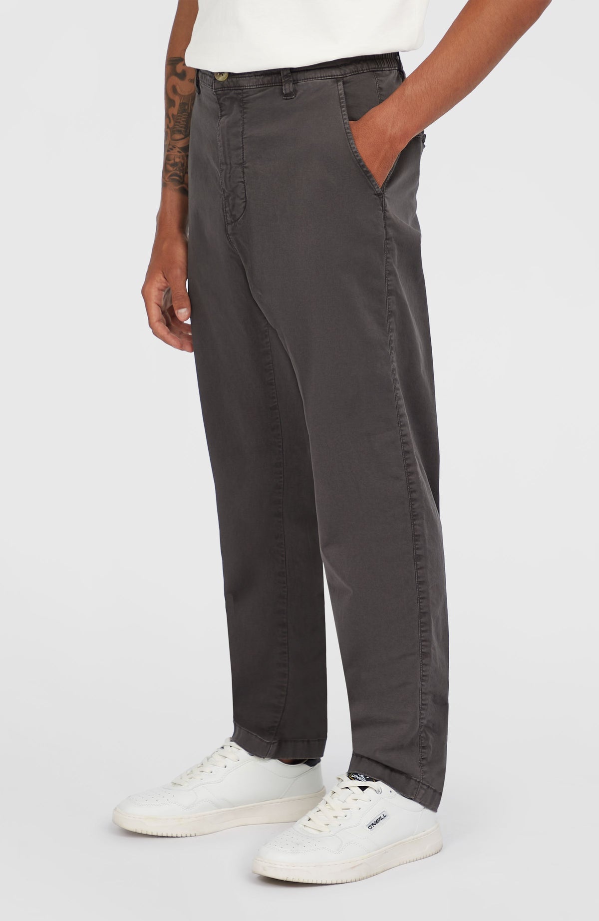 Essentials Chino-Hose | Raven