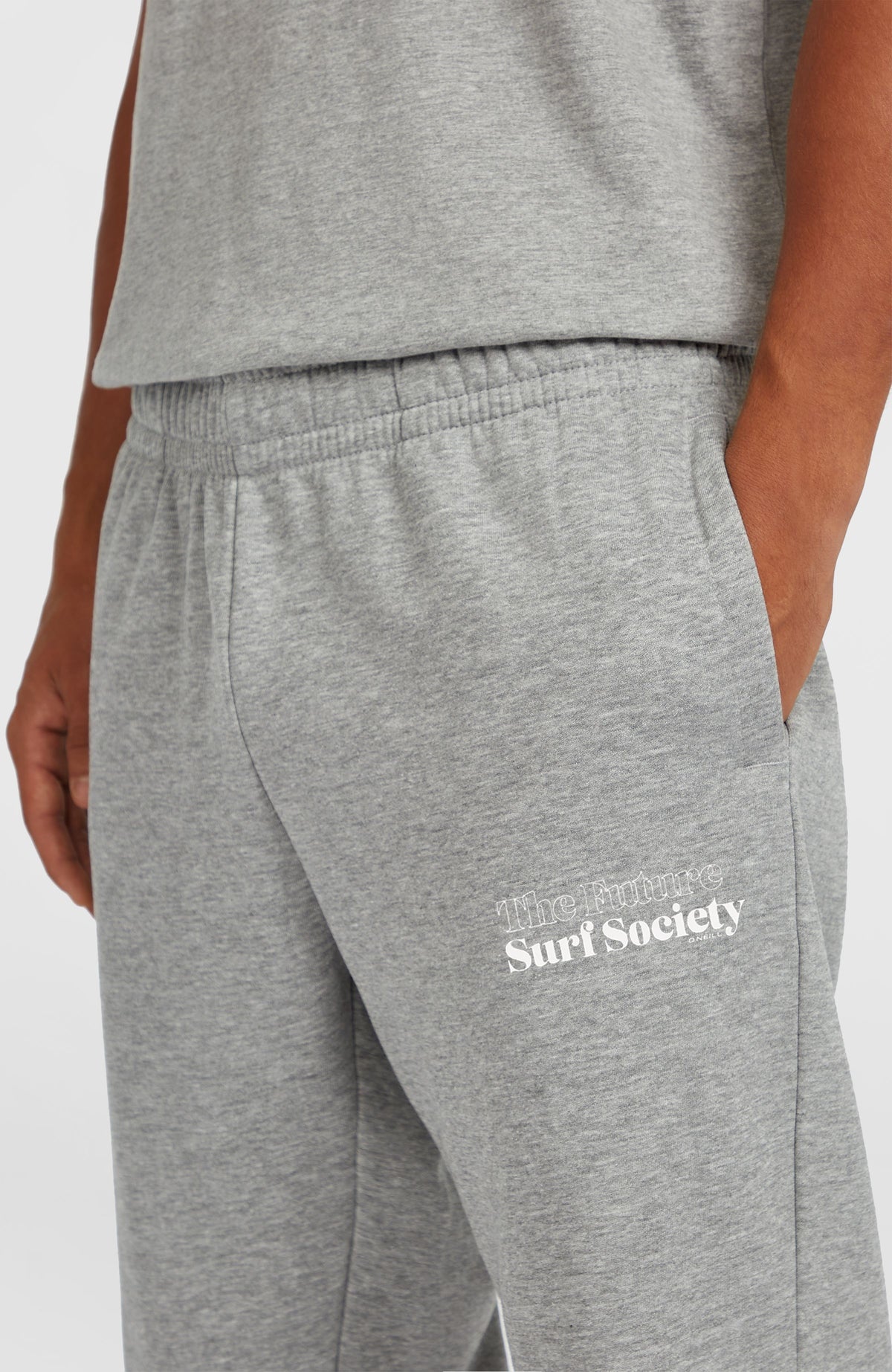 Future Surf Society Jogginghose | Silver Melee