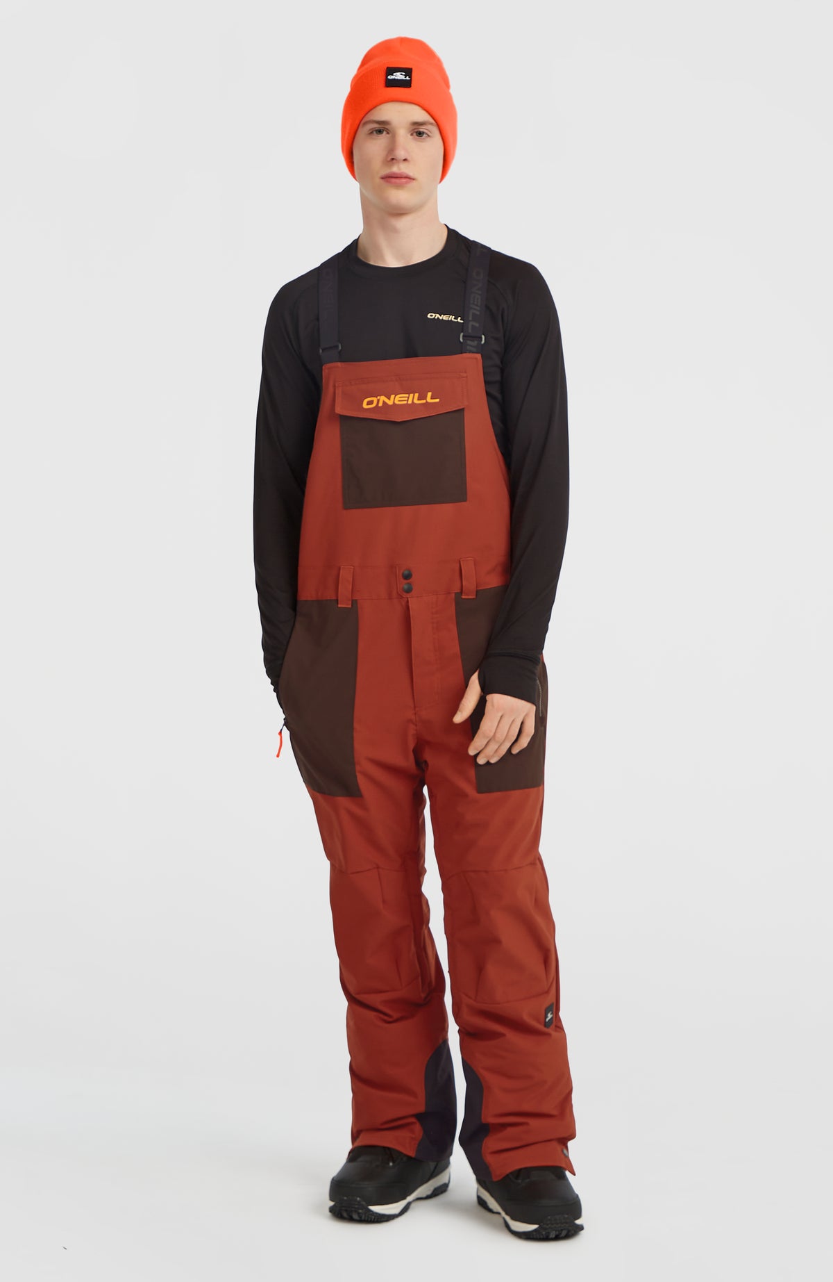 FWC'Peak Bib Skihose | Bonfire Colour Block