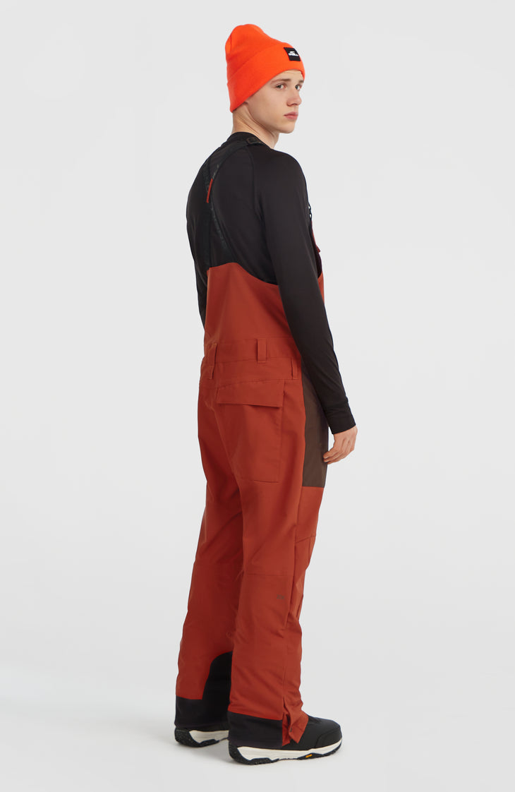 FWC'Peak Bib Skihose | Bonfire Colour Block