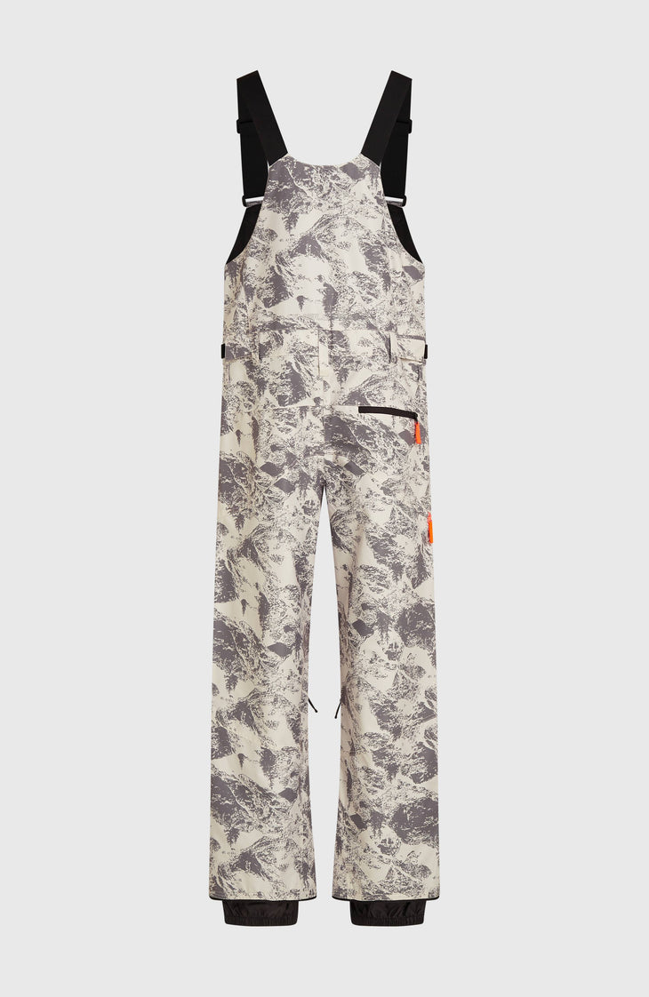 FWC'Peak Bib Skihose | Grey Mountain Landscape