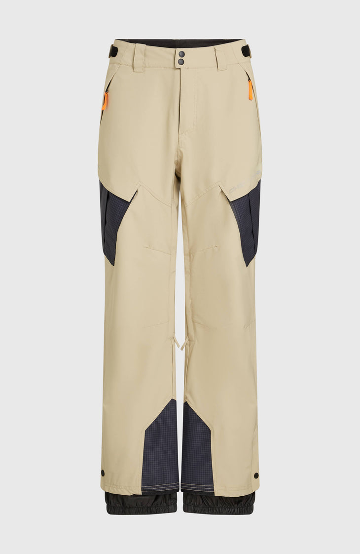 FWC'Peak Cargo-Skihose | Olive Blush Colour Block