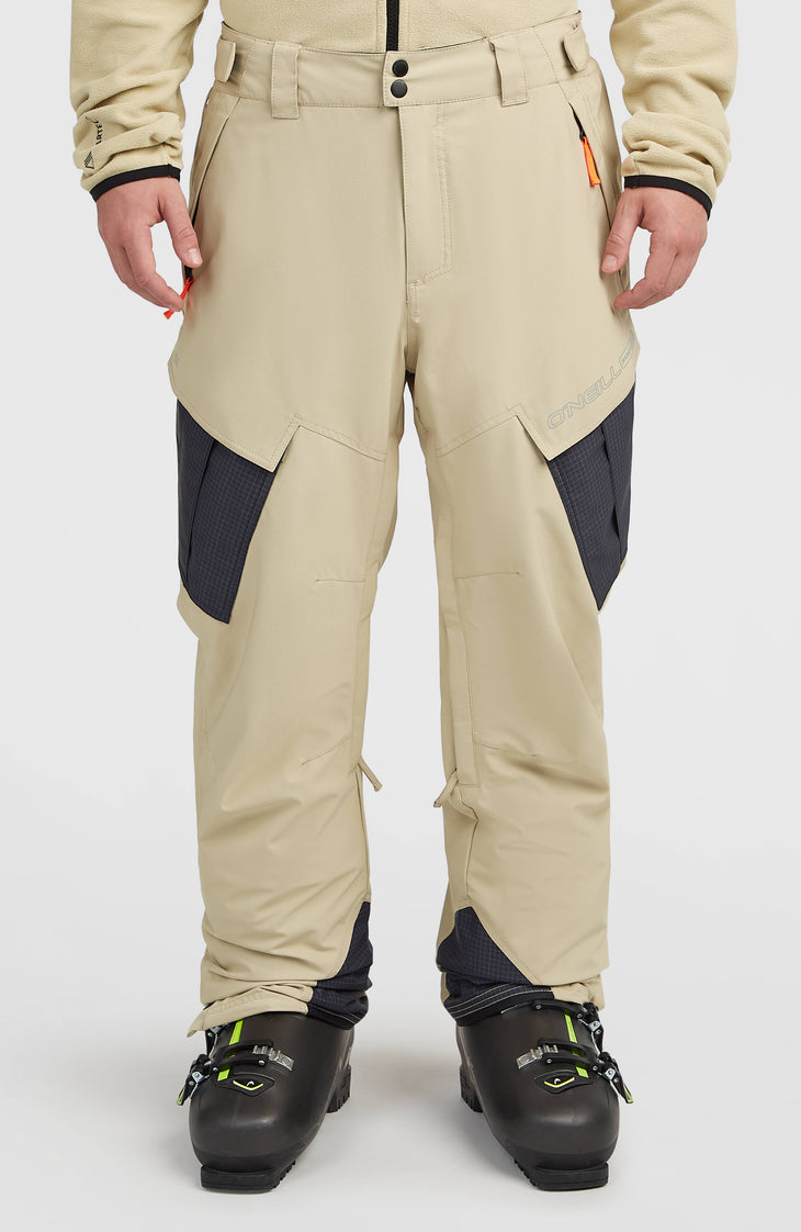 FWC'Peak Cargo-Skihose | Olive Blush Colour Block