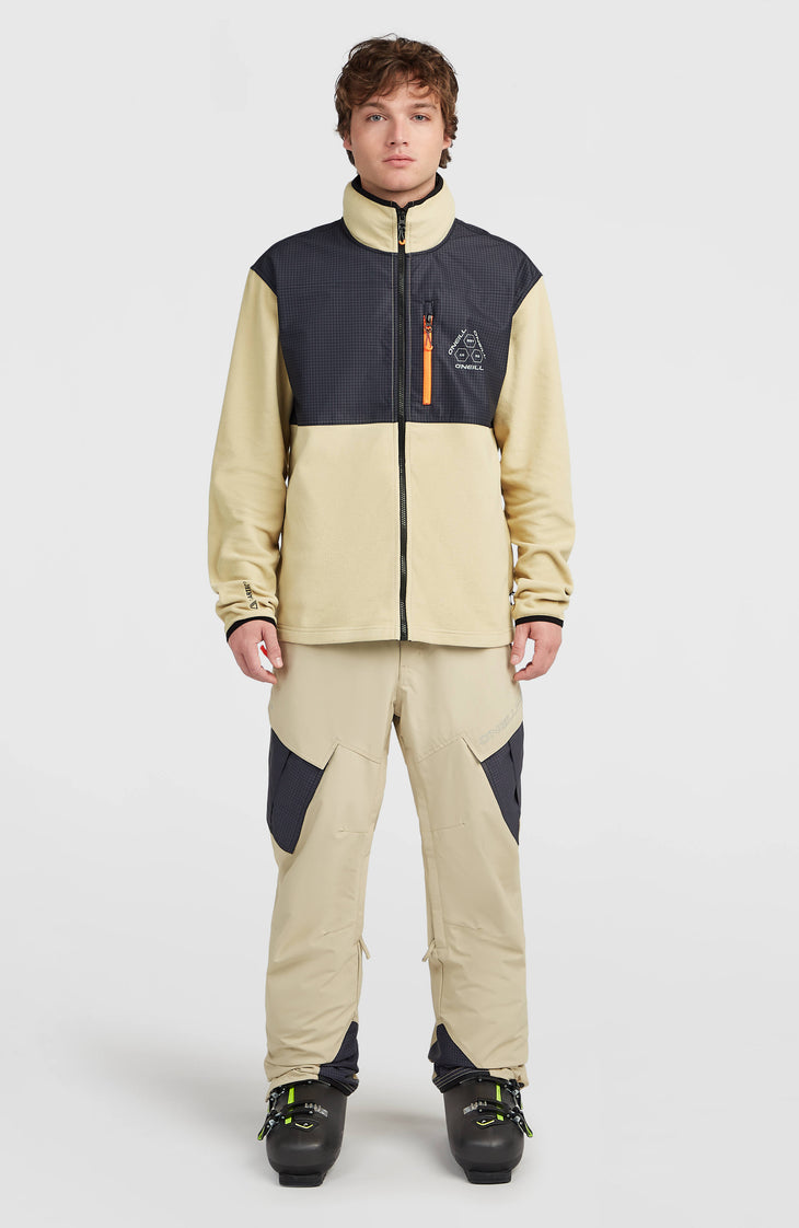 FWC'Peak Cargo-Skihose | Olive Blush Colour Block
