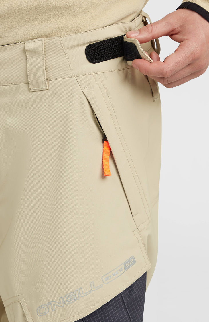 FWC'Peak Cargo-Skihose | Olive Blush Colour Block