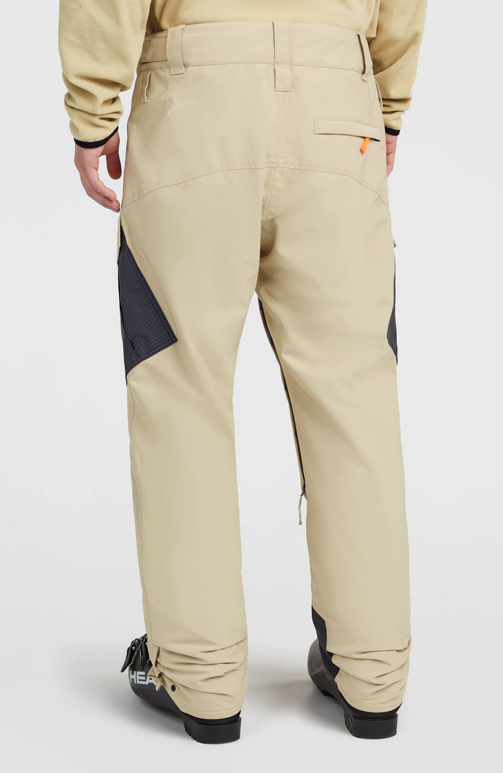 FWC'Peak Cargo-Skihose | Olive Blush Colour Block