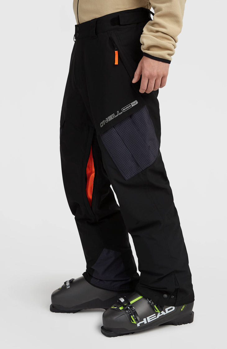 FWC'Peak Cargo-Skihose | Black Out Colour Block