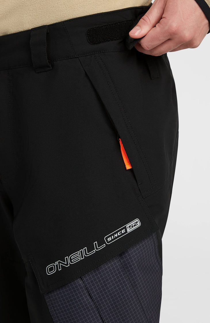 FWC'Peak Cargo-Skihose | Black Out Colour Block