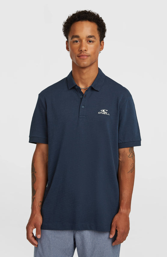 Slub Poloshirt | Ink Blue